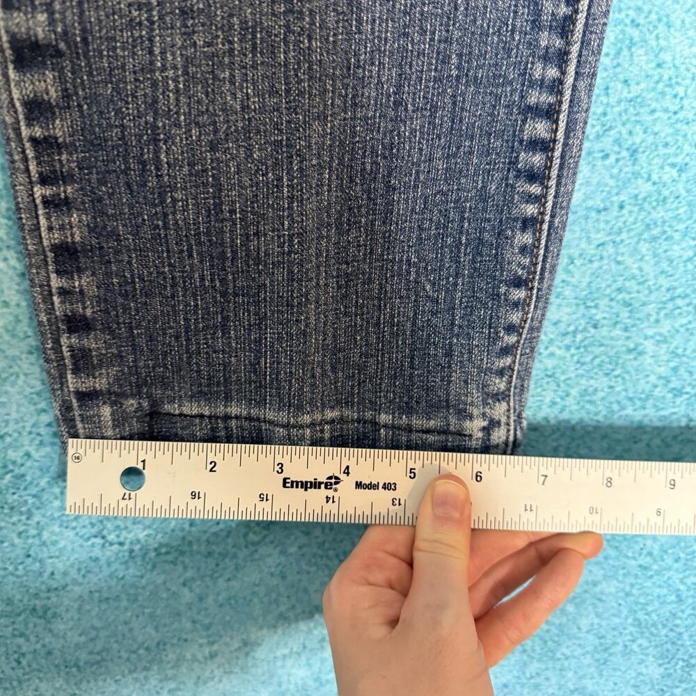 Levi’s 505 Women’s Jeans Size 6M 30x24 Mid Rise Straight Leg Hemmed Blue - Picture 7 of 16